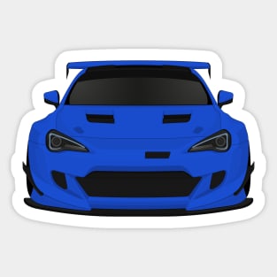 GT86 widebody Blue Sticker